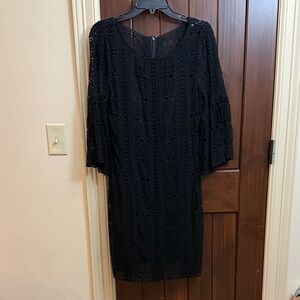 Tracy Reese Elegant Black 3/4 Sleeve Dress